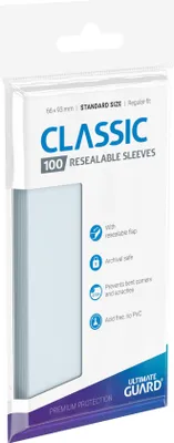 Obrázok produktu pre Rukávy Ultimate Guard Classic uzatvárateľné štandardnej veľkosti Transparentné (100)