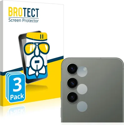 Produktbild von 3x BROTECT Schutzglas für Samsung Galaxy S23 Plus (NUR Kameraschutz) Schutzfolie Panzer Folie Glas Display Schutz klar