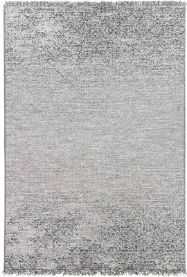 Produktbild von In- und Outdoorteppich - Grau - 200 x 290 cm - mit Fransen