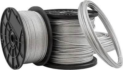 Imagen del producto de Cable de acero galvanizado, de 3 mm de diámetro y 10 metros de longitud, para uso en la industria forestal