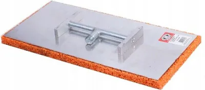 Produktbild von Deckenreibebrett 20x40cm oranger Schwammgummibelag 18mm zum Gipsputz, Reinigung