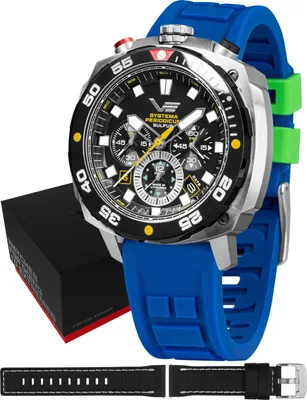 Produktbild von Vostok Europe VK67-650E725SBL blaue Uhr