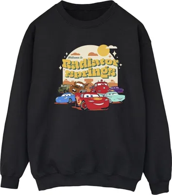 Produktbild von Disney - "Cars Radiator Springs" Sweatshirt für Damen BI12009 (M) (Schwarz)