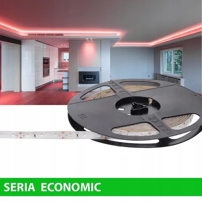 Productafbeelding van Prescot Hermetische LED-strip, rood, 12V, 5 meter, IP63