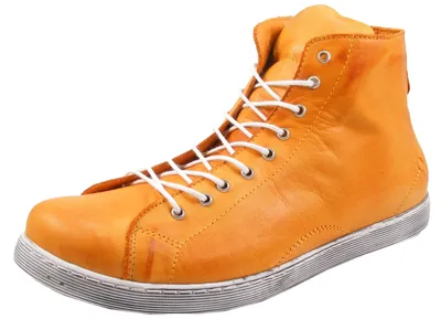 Produktbild von Andrea Conti Damen Schnürboot High Top Sneaker mit Zipper dynamisch 0341500, Größe:39 EU, Farbe:Orange