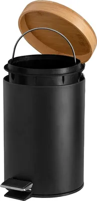 Obrázek produktu pro skanfriends koš na kosmetiku 3 l bílý koupelnový pedálový koš s mechanismem soft-close na odpadky