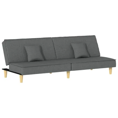 Produktbild von Schlafsofa Dunkelgrau Stoff 200 x 89 x 70 cm (B x T x H) mit verstellbarer Rückenlehne