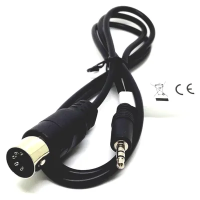 Produktbild von Vitalco Kabel DIN 5-Pin auf 3,5mm Klinke Stereo 2,5m