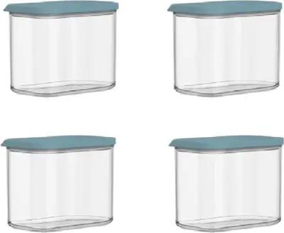 Produktbild von MEPAL | Modula Vorratsdosen Set | 1000 ml | Nordic Green | 4-teilig | ideal zur Aufbewahrung von trockenen Lebensmitteln | Frischhaltedose