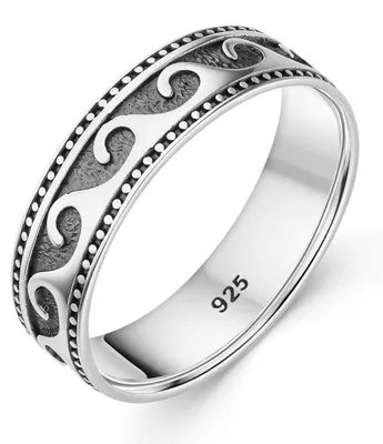 Produktbild von MATERIA by Matthias Wagner Ring mit Welle Silber 925 für Damen SR-42