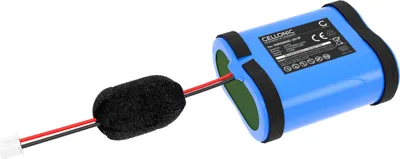 Produktbild von CELLONIC Akku für Lautsprecher Kompatibel mit Teufel ROCKSTER XS (2016), INR26650-2S1P - (5000mAh, 7.4V)