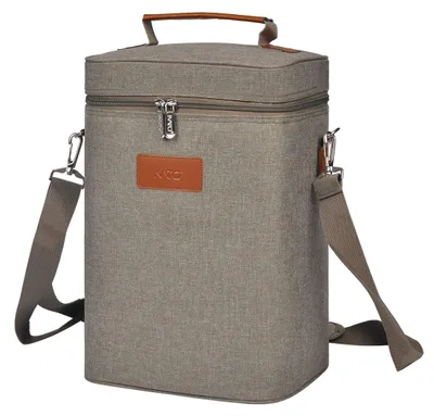 Image de Elzusha - Sac isotherme pour 4 bouteilles, avec bandoulière