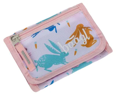 Produktbild von Baagl Brustbeutel Mädchen Geldbörse Kinder Mini Portemonnaie - Bunny