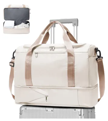 Image de Sac de voyage pour femmes - Bagage cabine pour Ryanair et Wizzair, avec compartiment à chaussures