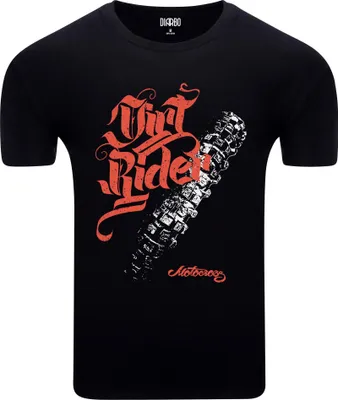 Obrázek produktu pro Diarbo pánské tričko s potiskem motokrosového nadšence Dirt Rider černé velikost M