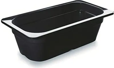 Obrázek produktu pro LACOR SCHWARZ BEHALTER Melamin GN 1/3X65MM, černý, 33 x 18 x 7 cm
