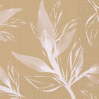 Image de Serviettes Duni Eco Leaves 33x33cm 250 pcs. 1 paquet