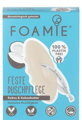 Produktbild von FOAMIE FESTE DUSCHE Kokos & Kakaobutter (80 g)