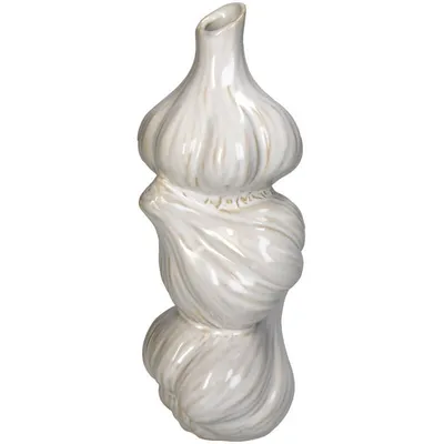 Imagen del producto de Jarrón de la colección HD, diseño Knoblauch, porcelana fina, blanco, 9,5 x 9,2 x 23,1 cm
