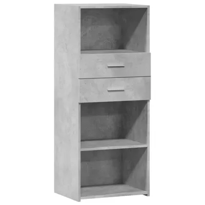 Produktbild von Highboard Betongrau 50x42,5x124 cm Holzwerkstoff