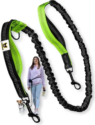 Produktbild von Elastisches Verlängerungsstück für Hundeleinen - Verstellbar von 110 bis 160 cm