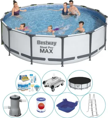 Obrázok produktu pre Bazénová súprava všetko v 1 - Bestway Steel Pro MAX 427x107 cm Beef