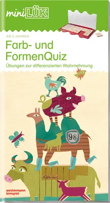 Produktbild von miniLÜK Farb- und FormenQuiz 1