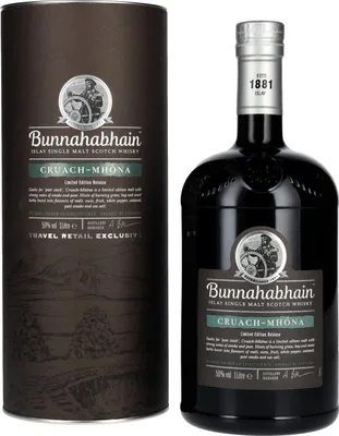 Image de Bunnahabhain CRUACH-MHÒNA Travel Exclusive Islay Single Malt Scotch Whisky 50% Vol. 1l en boîte cadeau