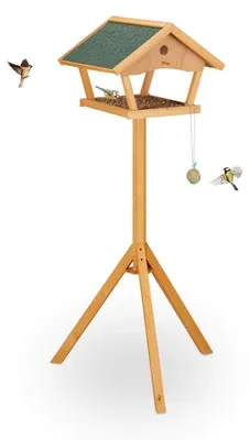 Produktbild von Vogelfutterhaus Futterhaus Vogelhaus - Tannenholz - 137 x 66 x 59 cm - Natur