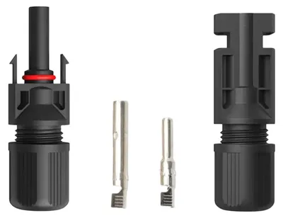 Produktbild von PV Solarstecker Stecker wasserdicht Solarkabel Buchse Verbinder 1-100 Paar 1500VMenge Solarstecker:1-Paar