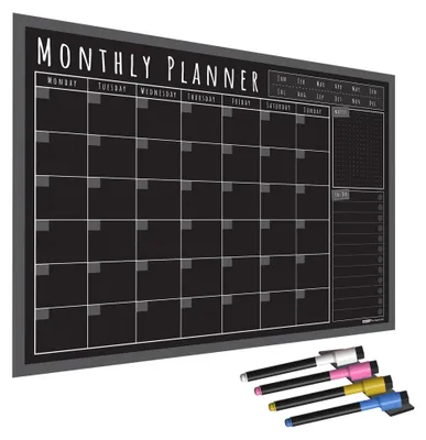 A2 Monatsplaner Wandkalender mit Whiteboard-Stiften, abwischbar