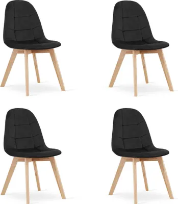 Image de Chaise Valora BORA x4 | Ensemble de chaises, idéal pour la maison ou le bureau
