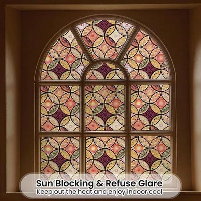 Produktbild von Famanu Fensterfolie Sichtschutzfolie - 44,5 x 200 cm, dekorativ und blickdicht