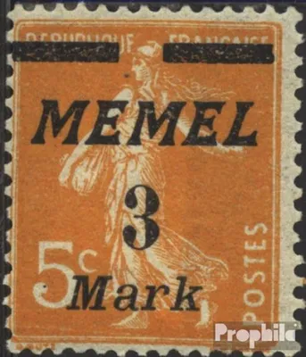 Produktbild von Briefmarken Memelgebiet 1922 Mi 110 mit Falz Freimarken