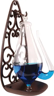 Image de Esschert Design Baromètre en verre Support en fonte ; TH31