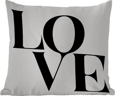 Produktbild von MuchoWow® Outdoor Kissen - Text - Liebe - Zitate - 45x45 cm - Wetterfest - Lounge Kissen - Fotokissen - Dekoratives Kissen