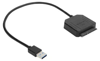 Obrázek produktu pro Adaptér SATA na USB 3.0, kabel pro pevné disky SSD a HDD o velikosti 2,5" a 3,5", příslušenství k notebookům