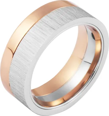 Produktbild von Akzent Herren-Partnerring aus Edelstahl