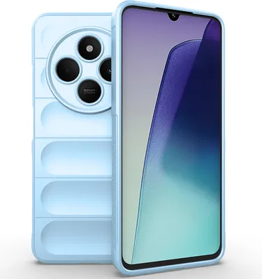 Produktbild von Hülle Xiaomi Redmi 14C / Poco C75 Handyhülle Outdoor Case Back Cover Handy Tasche Bumper in Hellblau