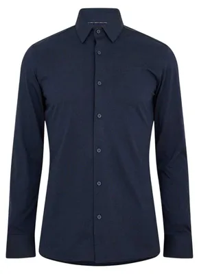 Image de Boss - Chemise « Kent » pour homme, coupe étroite GT18423 (38,5 cm) (bleu foncé)