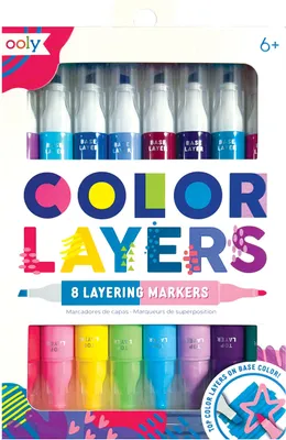 Obrázok produktu pre Ooly Colour Layers 8 obojstranných značkovačov vrstiev