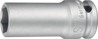 Productafbeelding van Asw krachtschroefbit, 34 mm, 3/4 inch, 4-kant, DIN 3121, lange uitvoering.