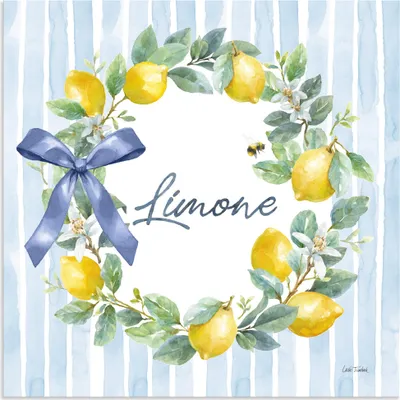 Produktbild von ARTland Wandbild Alu für Innen & Outdoor Le Citron IV Größe: 50x50 cm