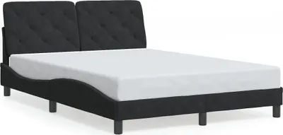 Immagine prodotto di vidaXL Struttura letto senza materasso nero 140x190 cm velluto