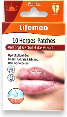 Produktbild von Lifemed Herpes Pads transparent 10 Stück