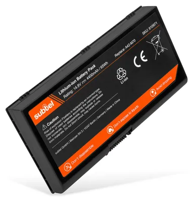 Immagine prodotto di subtel 1x Batteria per PC portatile Compatibile con ASUS M70, X71SL, G71V, – (4400mAh, 14.8V)