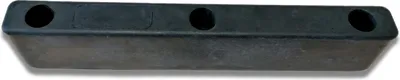 Image de Butoir de choc | Protection contre les chocs | 3 trous | 310x36x60mm