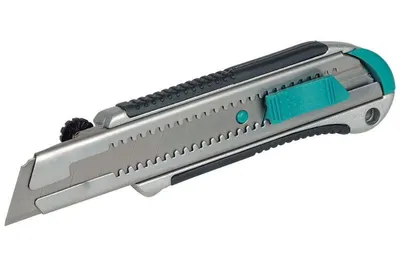 Zdjęcie produktu dla wolfcraft 1 profesjonalny nóż z odłamywanym ostrzem 2K + ostrze
