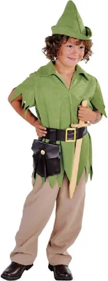 Produktbild von M212027-140-A Jungen Robin Hood grün Jäger Kostüm Gr.140