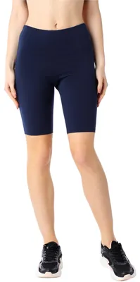 Image de Leggings courts pour femme Bellivalini en Coton BLV50-185 (bleu foncé, S)